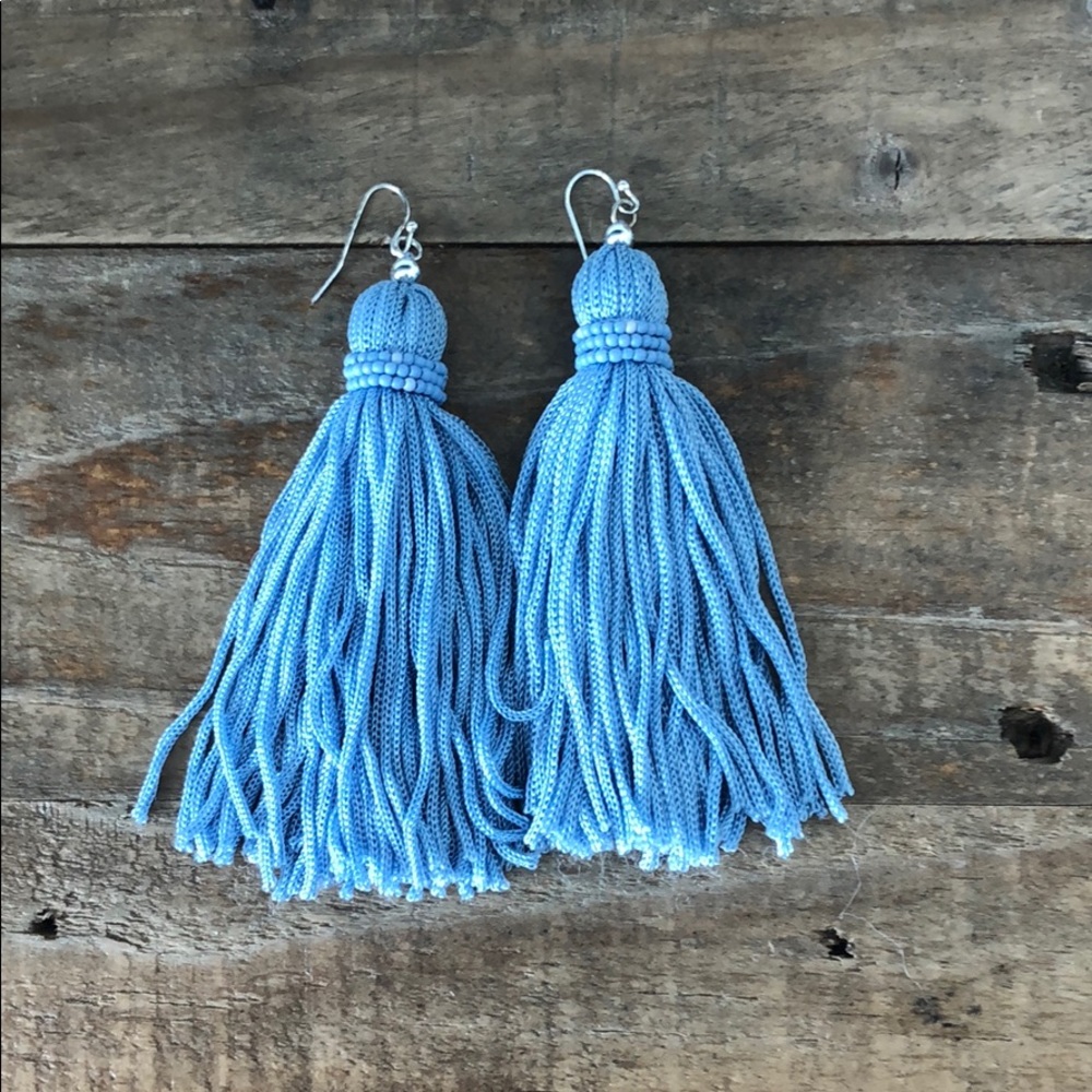 Tassel Earrings baby blue